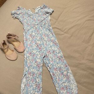 Sunset sky romper and old navy shoes